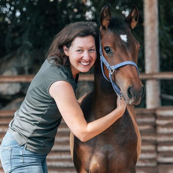 Mag. Nicole Rubenstein mit Pferd