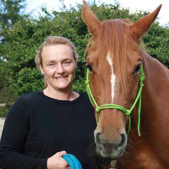 Mag. Sonja Anders mit Pferd